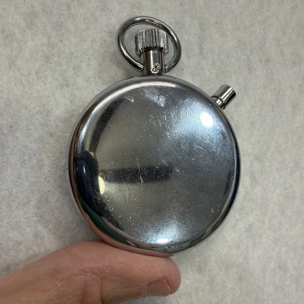 Vintage Kaltron Mechanical Stopwatch, Shock‎ Protected, Swiss Made, Works W/box